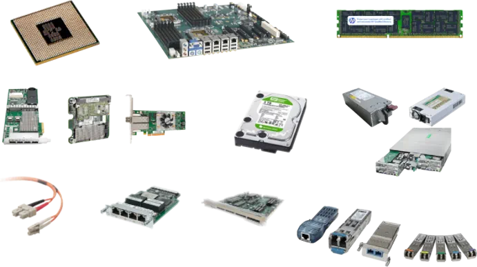 We sell and buy back networking and telecommunications, servers and data storage systems peripherals and options.